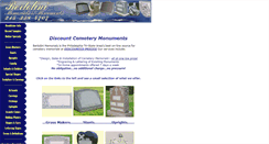 Desktop Screenshot of headstones-tombstones-gravestones.com